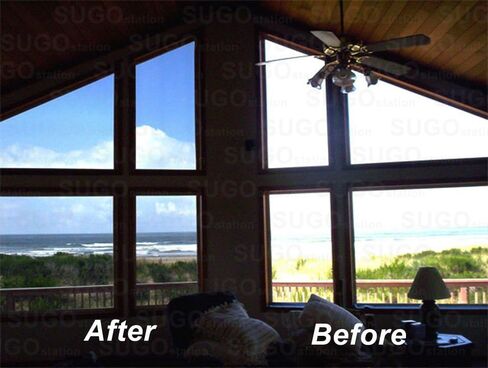 Sugo Premium Privacy Reflection Window Tint Film Energy Saver (3X6 FEET, 5% VLT) in Saudi Arabia