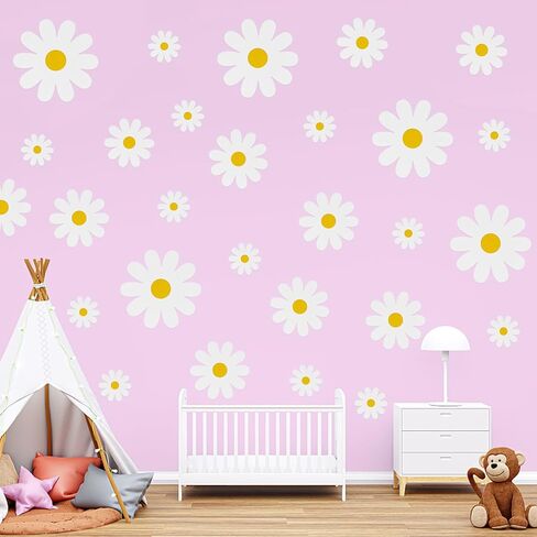 ملصق نافذة من Keaziu Daisy مزهرية زهرة الأقحوان لمستلزمات حفلات الحصاد المنزلية ومتجر زجاج نافذة الفصل الدراسي وهدايا تزيين ومستلزمات الحفلات in Kuwait