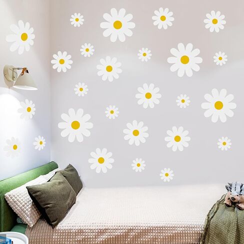 ملصق نافذة من Keaziu Daisy مزهرية زهرة الأقحوان لمستلزمات حفلات الحصاد المنزلية ومتجر زجاج نافذة الفصل الدراسي وهدايا تزيين ومستلزمات الحفلات in Kuwait