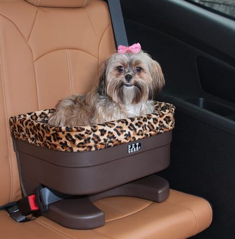 Pet Gear Booster Seat for Dogs/Cats, Removable Washable Comfort Pillow + Liner, Safety Tethers Included, Installs in Seconds, No Tools Required, 2 Colors in Saudi Arabia