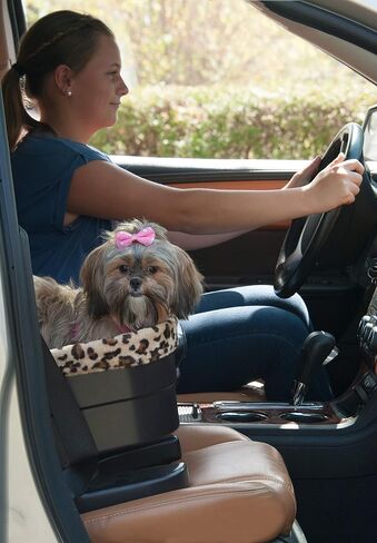 Pet Gear Booster Seat for Dogs/Cats, Removable Washable Comfort Pillow + Liner, Safety Tethers Included, Installs in Seconds, No Tools Required, 2 Colors in Saudi Arabia