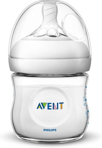 Philips AVENT Natural Baby Bottle, SCF010/39, Blue, 4 Ounce (Pack of 3) in Saudi Arabia
