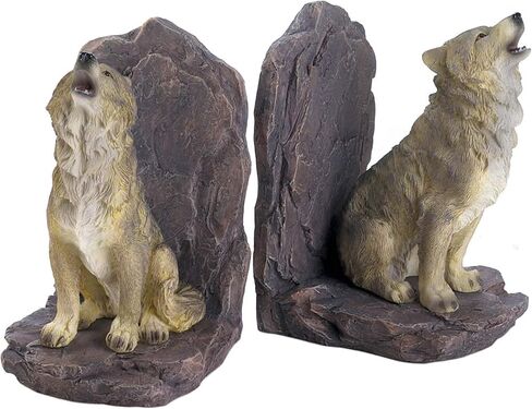 Howling Wolf BOOKENDS in Saudi Arabia