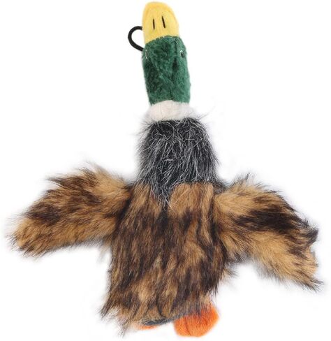 AOTOHOOPE Dog Toys for Aggressive Chewers, Pet Mallard Duck Dog Toy, Squeaky Plush Puppy Dog Toy for Small Dogs - 2 Pieces in Saudi Arabia