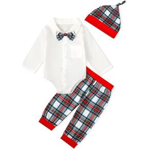 ملابس عيد الميلاد للأطفال حديثي الولادة من Singcoco ملابس منقوشة لعيد الميلاد in Kuwait