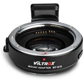 VILTROX EF-E II Auto Focus Lens Mount Adapter 0.71x Focal Reducer Speed Booster with CDAF/PDAF Switch for Canon EF Lens to Sony E-Mount Camera A9 A7RIII A7RII A7III A6500 A6300 A6400 A7SII A7R in Saudi Arabia