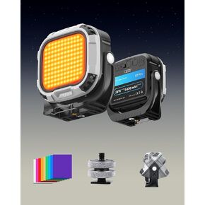 MARTVSEN Magnetic LED Video Light, Portable Multifunctional Camera Light Fill Light, 28W Built-in 5400mAh Rechargeable Battery, CRI 95 2700-6500K Photo Light for Pictures Video Recording in Kuwait