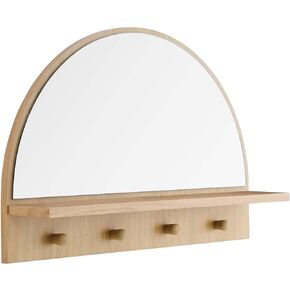 Modway EEI-6350-OAK Moonbeam Arched Mirror, Oak