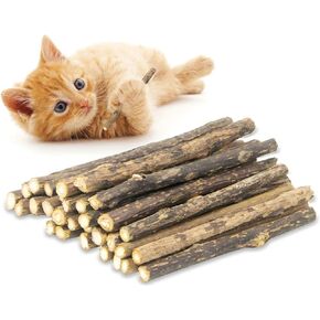 20 قطعة من أعواد مضغ القطط من روزيكلو، عضوية للعناية بالأسنان، أعواد النعناع البري الطبيعية، ألعاب المولي للأسنان للقطط كيتي in Kuwait