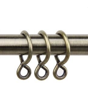 Rod Desyne 10 Count Eyelet Curtain Rings, 1-Inch, Antique Brass in Saudi Arabia