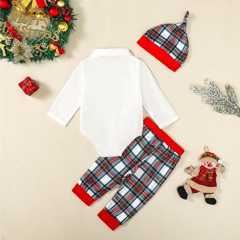 ملابس عيد الميلاد للأطفال حديثي الولادة من Singcoco ملابس منقوشة لعيد الميلاد in Kuwait