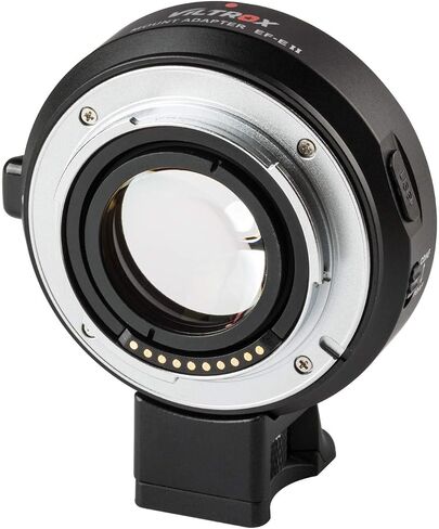 VILTROX EF-E II Auto Focus Lens Mount Adapter 0.71x Focal Reducer Speed Booster with CDAF/PDAF Switch for Canon EF Lens to Sony E-Mount Camera A9 A7RIII A7RII A7III A6500 A6300 A6400 A7SII A7R in Saudi Arabia