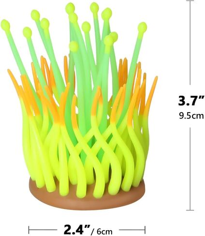 نباتات حوض السمك إيموشنلايت، ديكورات راتنج خزان الأسماك الاصطناعية ديكور قنافذ البحر الفلورسنت الملونة، عبوة واحدة in Kuwait