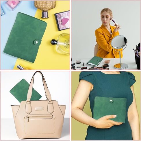 VINAIDA Jewelry Storage Book, PU Leather Travel Jewelry Organizer with Anti-drop Extra Sturdy Transparent Pockets With Write On Label Portable Earrings Album Binder for Ring,Necklace Stud in Kuwait
