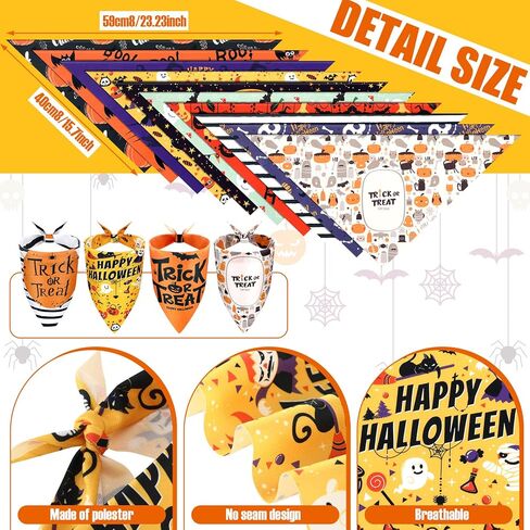 Frienda 20 Pieces Dog Bandana Point Adjustable and Washable Triangle Scarf Kerchiefs Dog Bib Accessories for Small to Medium Puppy Cat(Romantic Patterns) in Kuwait