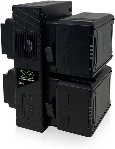 حزمة بطاريات ذكية Core SWX 4 Pack Nano 98Wh 14.8V Micro V-Mount مع شاحن رباعي in Kuwait