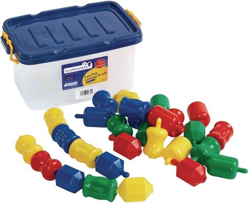 ألعاب بناء إكسلريشنز، ألعاب بناء العلوم والتكنولوجيا والهندسة والرياضيات، المكعبات، البنائين، ألعاب الاتصال، للأعمار من 18 شهرًا فما فوق، ألعاب ما قبل المدرسة 3 مجموعات مختلفة في صناديق التخزين in Kuwait