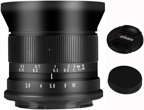 عدسة BAFONGCINE 7artisans 12 مم F2.8 Mark Ⅱ لكاميرات Canon RF Mount، زاوية واسعة للغاية APS-C عدسة كاميرا بدون مرآة بتركيز يدوي لـ Canon EOS R/EOS R3/EOS RP/EOS R5/EOS R6 in Kuwait
