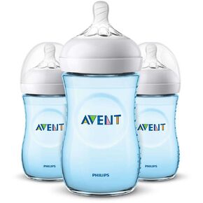 Philips Avent 9oz Natural Baby Bottles 3-Pack - Blue in Kuwait