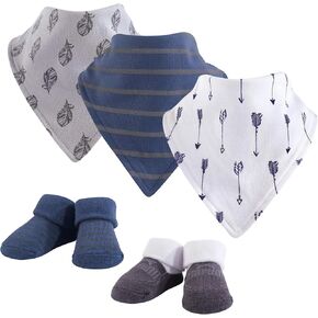 Yoga Sprout Bandana Bib & Accessory Set, 5 Piece, Arrows