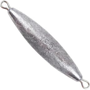 Through Wire Inline Torpedo Sinkers, Lead Double Ringed One Piece Wire Saltwater Fishing Torpedo Weights for Bottom Surf Fishing 1oz, 2oz, 3oz, 4oz, 5oz in Kuwait