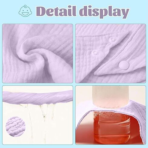 TourKing Baby Bibs 10 Pack Baby Bandana Drool Bibs in Kuwait