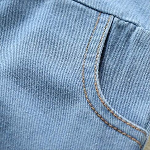 Happy Town Newborn Infant Baby Girls Denim Bodysuit Halter Sleeve Romper Jeans Overalls in Saudi Arabia