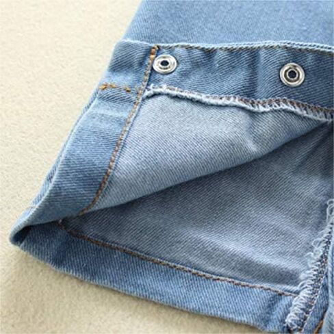 Happy Town Newborn Infant Baby Girls Denim Bodysuit Halter Sleeve Romper Jeans Overalls in Saudi Arabia