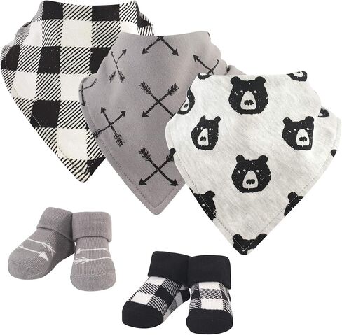 Yoga Sprout Bandana Bib & Accessory Set, 5 Piece, Arrows in Kuwait