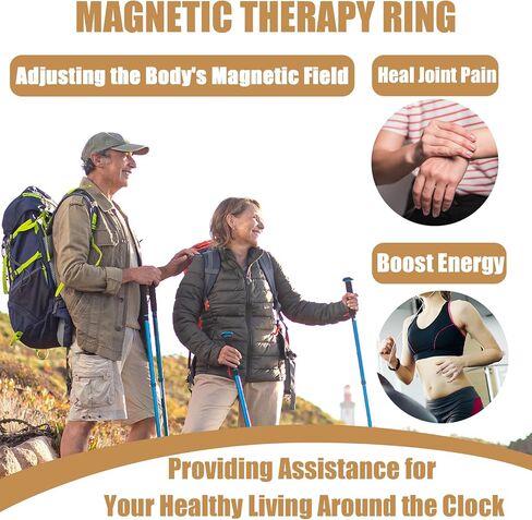 MagVIVACE Copper Ring for Women Men for Arthritis and Joints, Pure Copper Magnetic Therapy Ring for Pain Relief, 3500 Gauss Magnet(CPR-0967) in Kuwait