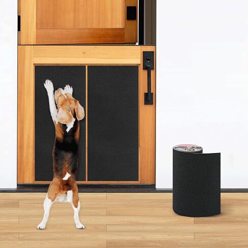Pet Nail Self Adhesive Replacement Emery Paper Fits Most Dog Scratch Pad Cat Litter Box DIY on The Places Where Pets Like to Scratch Alternatives to Cat and Dog Nail Clippers (10in*13ft, Black) in Saudi Arabia