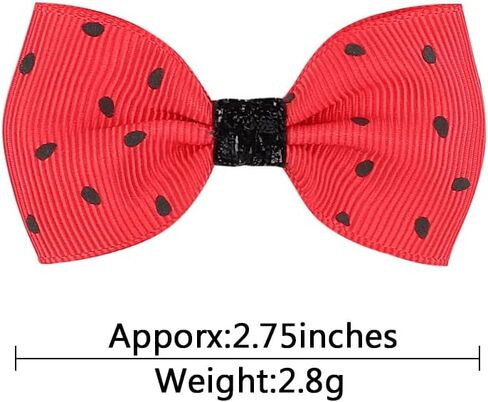 Watermelon Turban Headband Baby Girls Fruit Headwrap Watermelon Hair Hand Bow BBG20 (-Hair Band-) in Saudi Arabia