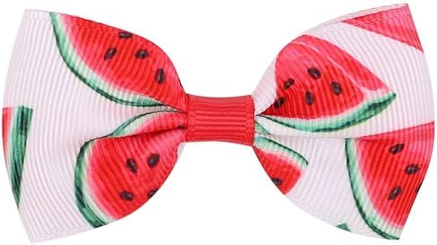 Watermelon Turban Headband Baby Girls Fruit Headwrap Watermelon Hair Hand Bow BBG20 (-Hair Band-) in Saudi Arabia