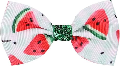 Watermelon Turban Headband Baby Girls Fruit Headwrap Watermelon Hair Hand Bow BBG20 (-Hair Band-) in Saudi Arabia