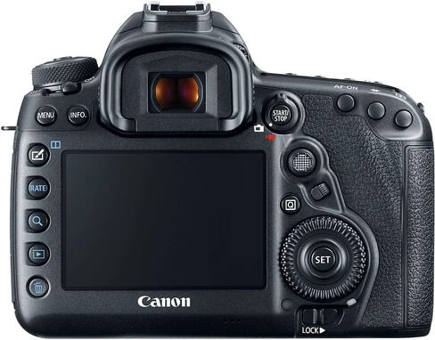 Canon EOS 5D Mark IV DSLR Camera (Body Only) (1483C002), 4K Monitor, Pro Headphones, Pro Mic, 2 x 64GB Memory Card, Case, Corel Photo Software, Tripod, 3 x LPE6 Battery + More (Renewed) in Saudi Arabia