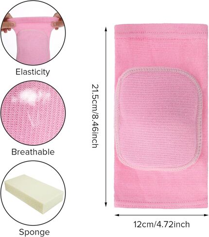COMNICO Arm Brace Pads Elbow Protector Strap Pair, Breathable Anti-Collision Sponge Tendonitis Fitness Volleyball Basketball Tennis Golfers Knee Support Band for Kids Men Women Elderly in Saudi Arabia