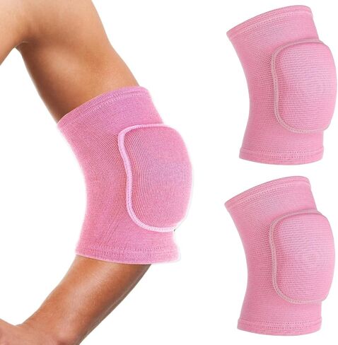 COMNICO Arm Brace Pads Elbow Protector Strap Pair, Breathable Anti-Collision Sponge Tendonitis Fitness Volleyball Basketball Tennis Golfers Knee Support Band for Kids Men Women Elderly in Saudi Arabia
