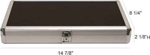 888 Display USA - Beige Linen Jewelry Case with Glass Top and Latch in Saudi Arabia