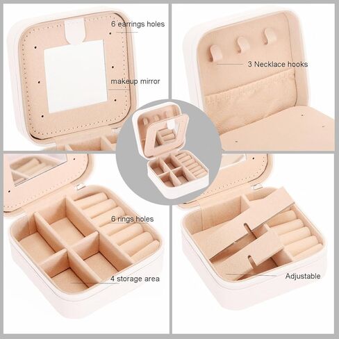 ATIMIGO Eras Singer TayTay Travel Jewelry Box Portable Jewelry Case TS Merchandise Singer Merch Gifts for Fans in Kuwait