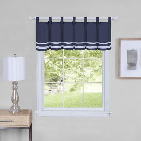 Achim Home Furnishings Dakota Valance 58 x 14 - Burgundy in Saudi Arabia