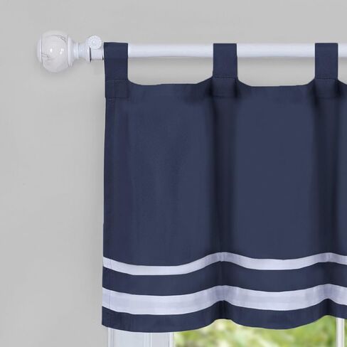Achim Home Furnishings Dakota Valance 58 x 14 - Burgundy in Saudi Arabia