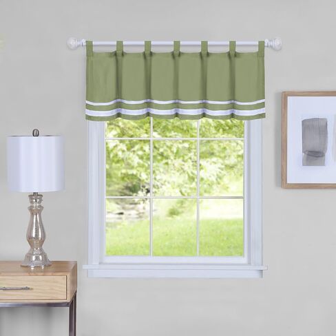 Achim Home Furnishings Dakota Valance 58 x 14 - Burgundy in Saudi Arabia