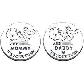 Funny Baby Gifts from New Dad Mom Valentines Day Gifts for Kids Baby Shower Announcement New Parents Fathers Day Gift for Husband Christmas Gifts for Dad Mom to Be Pregnancy Gifts for First Time Daddy in Kuwait