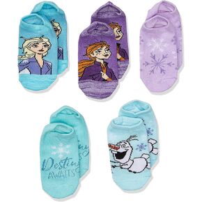 ديزني جوارب غير مرئية للبنات بتصميم فروزن من 5 قطع in Kuwait