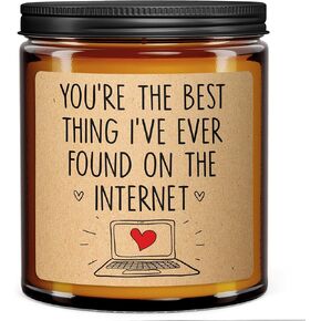 Gifts for Boyfriend, Girlfriend, Husband, Wife - Couples Gifts - Mothers Day Gifts for Wife from Husband - Anniversary Birthday Gifts for Women, Men - Romantic Gifts for Him, Her - Scented Candle in Kuwait