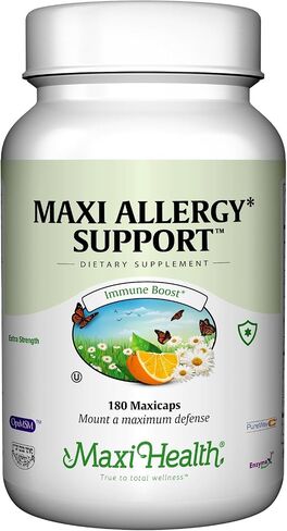 Maxi Health Allergy Support Vitamin C with MSM Sinus & Nasal Health, 90 Count in Saudi Arabia