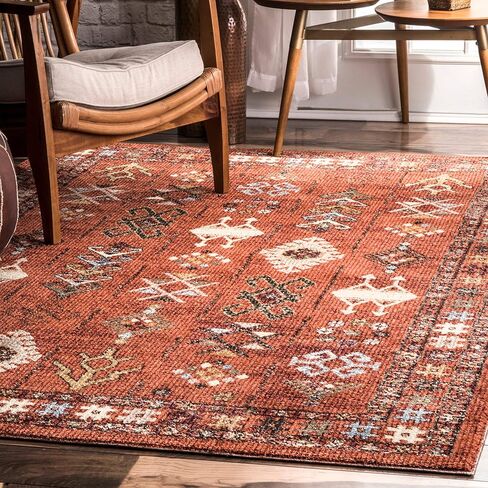 nuLOOM Transitional Tribal Wilma Area Rug, 5x8, Orange in Saudi Arabia