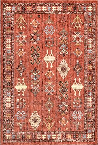 nuLOOM Transitional Tribal Wilma Area Rug, 5x8, Orange in Saudi Arabia