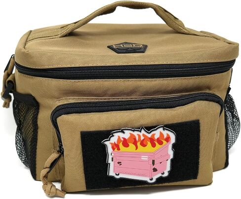 Pink Dumpster Fire Hook and Loop Patch | PVC Rubber Tactical Patch | Funny Tactical Patch in Saudi Arabia
