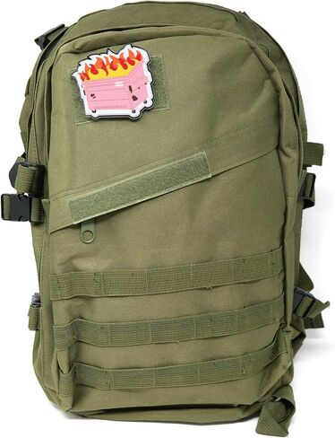Pink Dumpster Fire Hook and Loop Patch | PVC Rubber Tactical Patch | Funny Tactical Patch in Saudi Arabia
